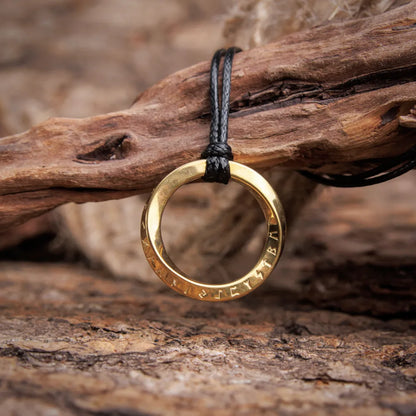 Runes Mobius Strip Pendant