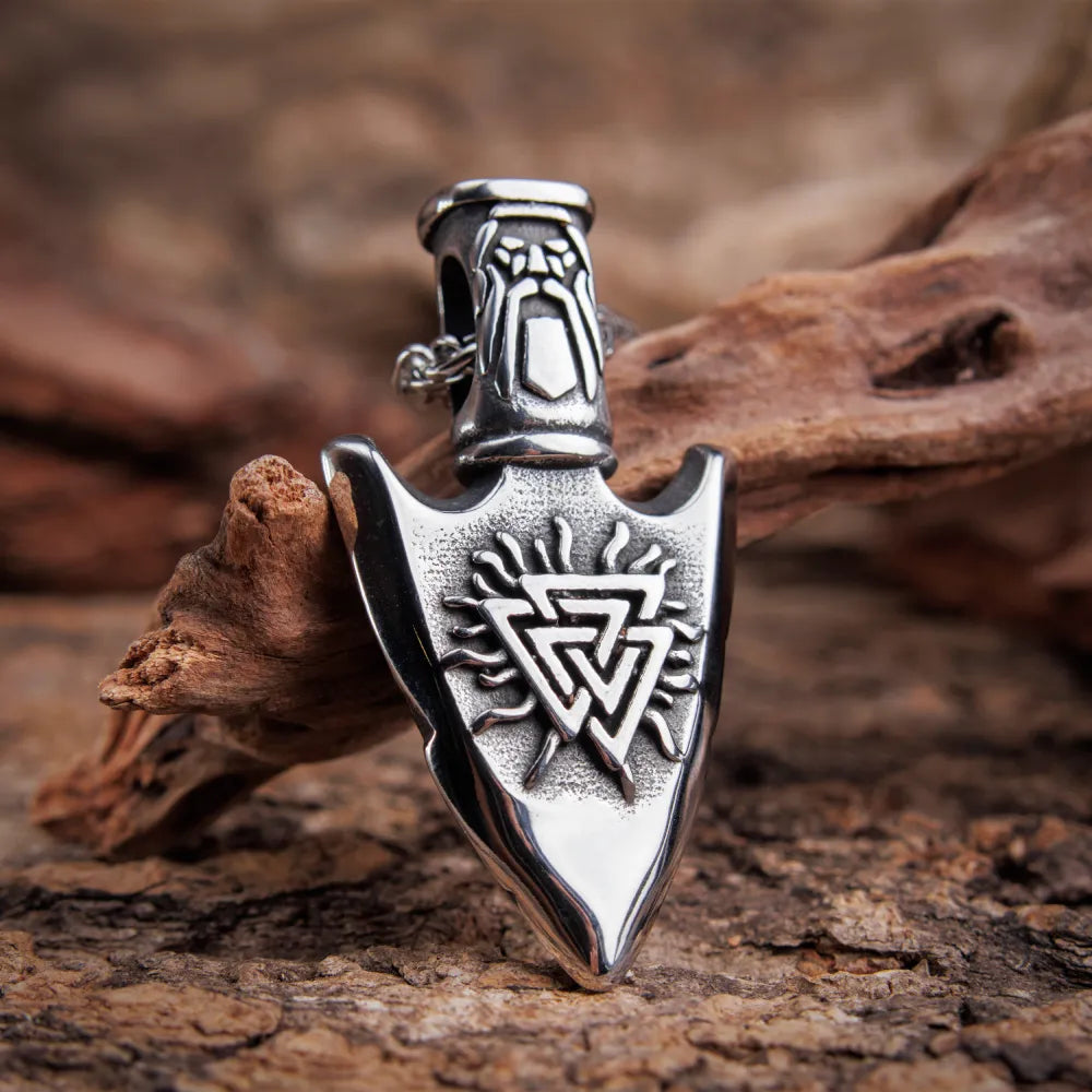 Valknut Path Necklace