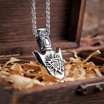 Valknut Path Necklace