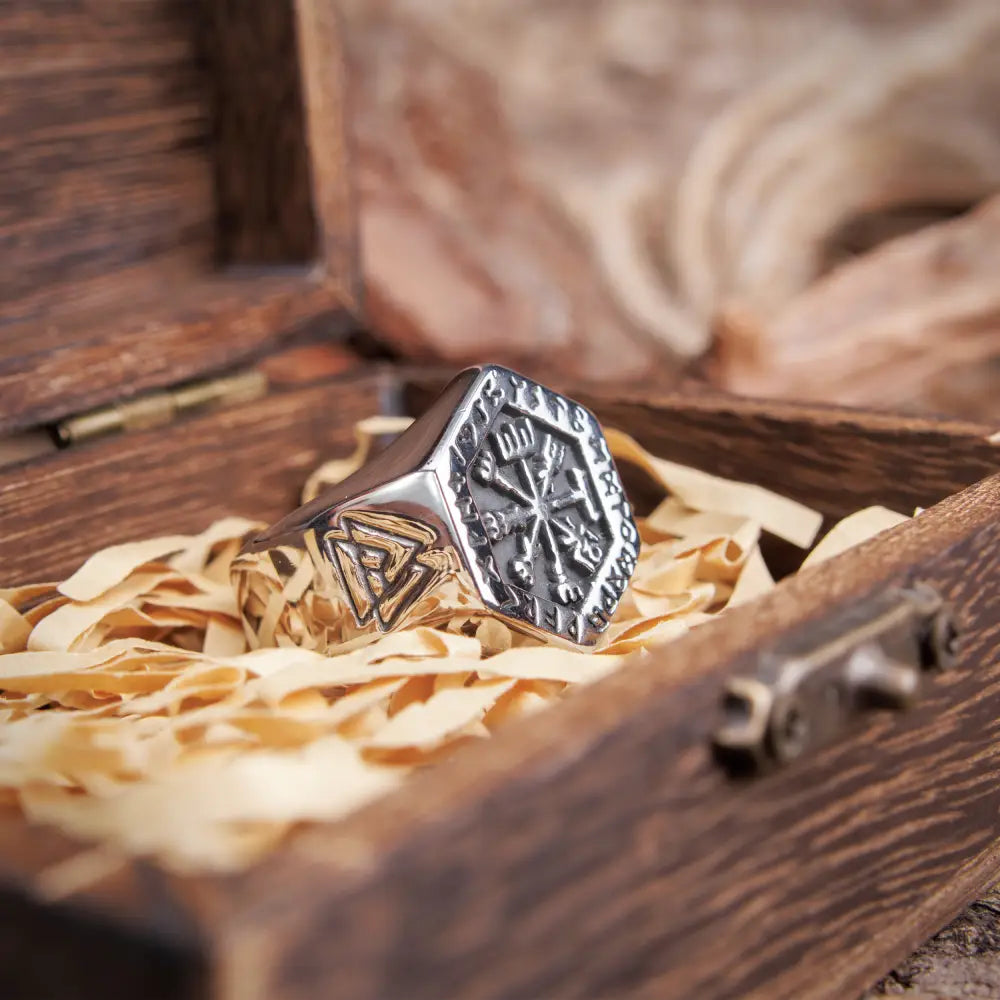 The Vegvisir Wayfinder Ring