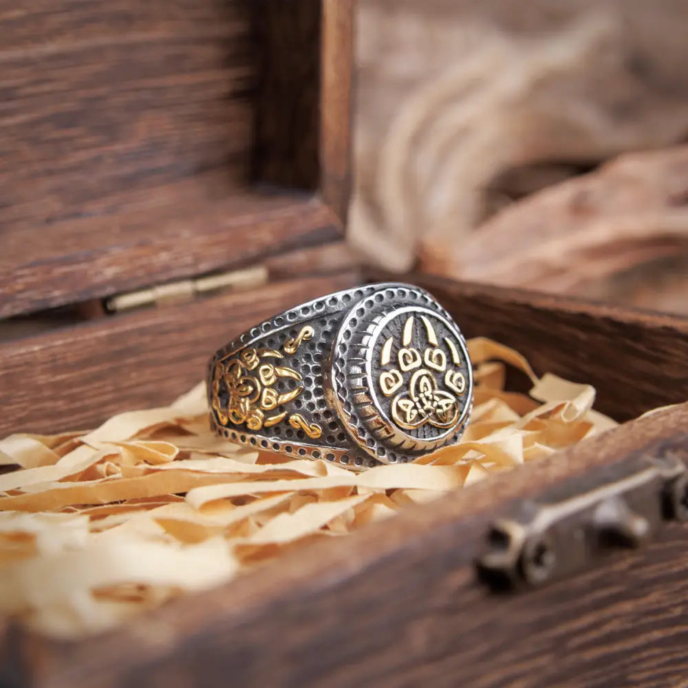 Bear Paw Claw Ring