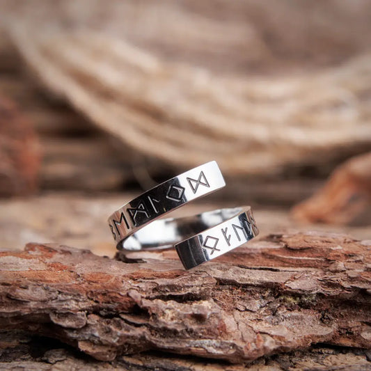 Nordic Amulet Runes Ring
