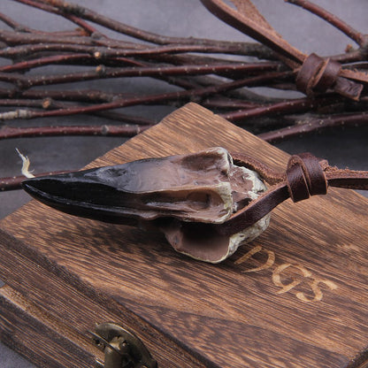 Raven Skull Necklace