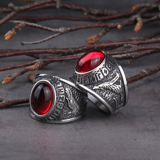Red Stone Ring