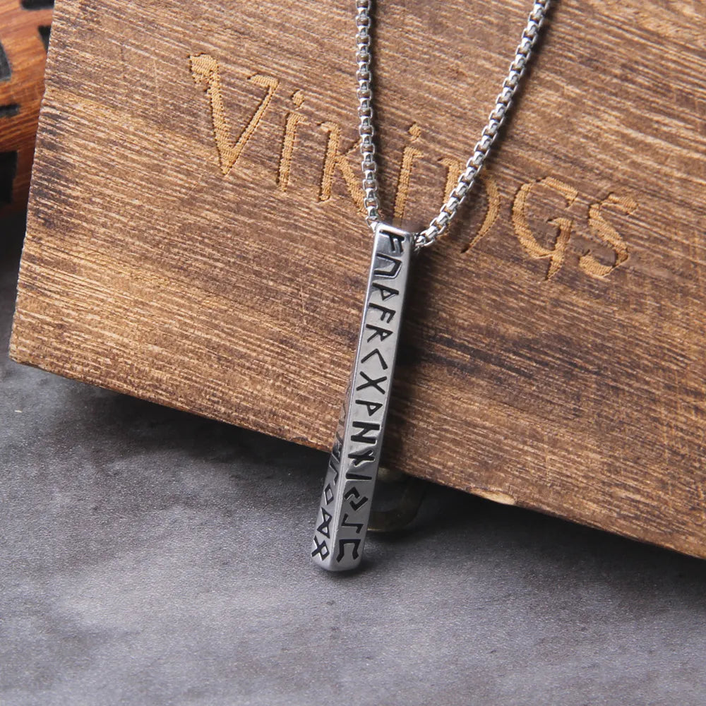 Runes Cube Necklace