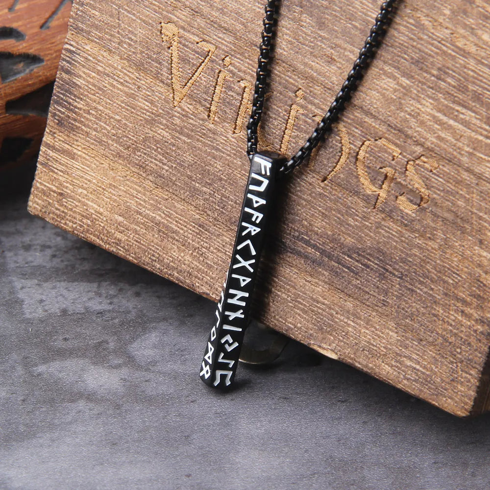 Runes Cube Necklace – VikingOath