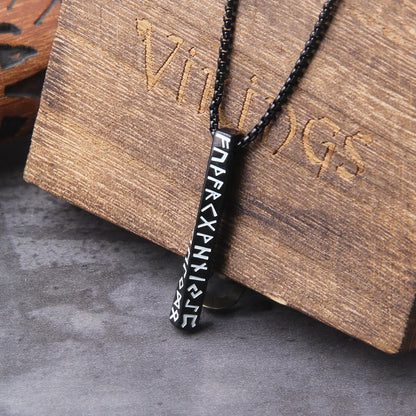 Runes Cube Necklace