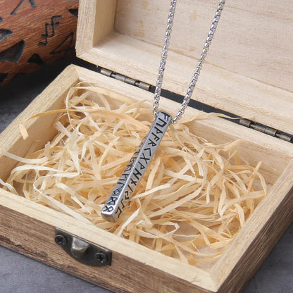 Runes Cube Necklace