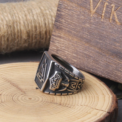 Triple Valknut Ring