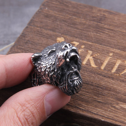 Viking Bear Ring