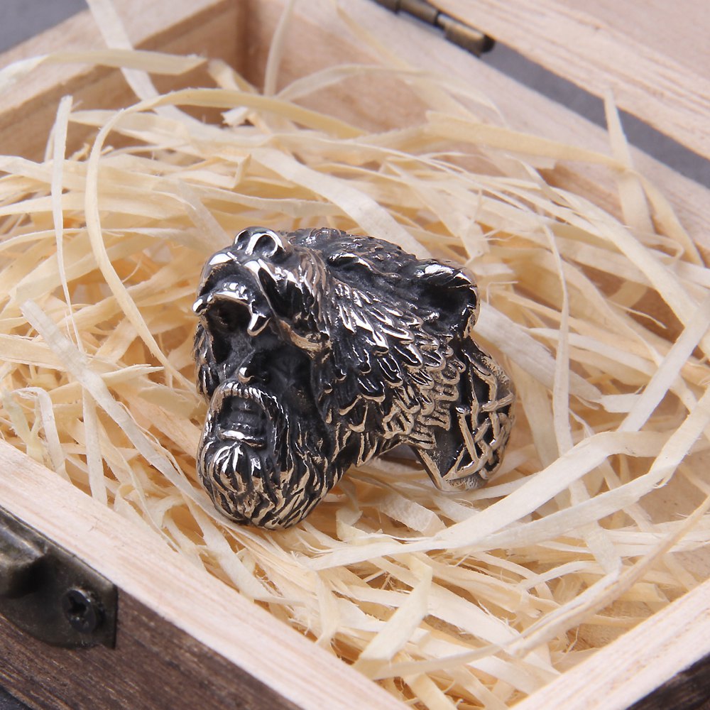 Viking Bear Ring