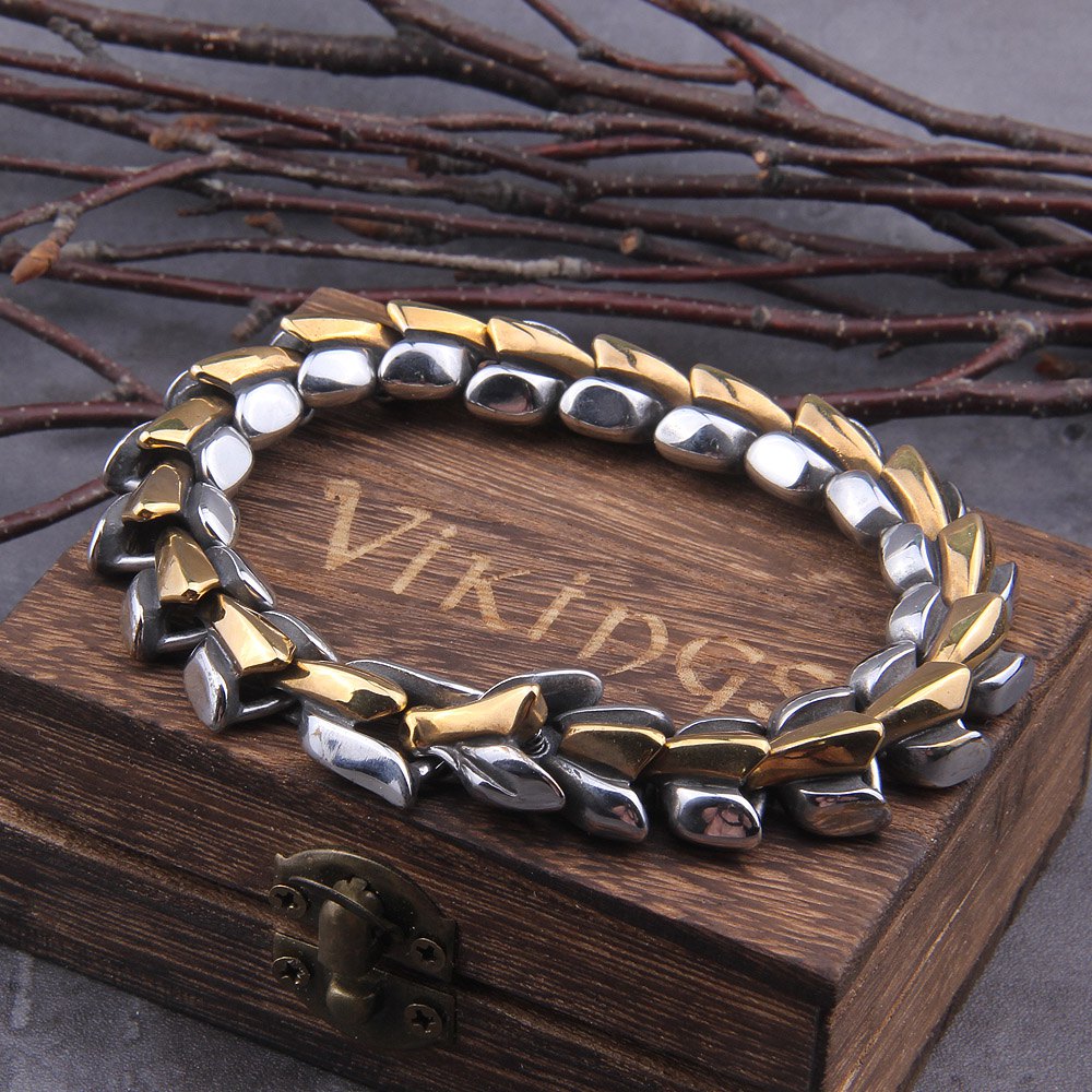 Jormungand bracelet for sale, viking dragon bracelet, norse