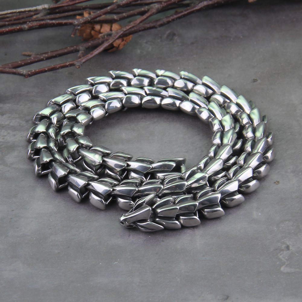 Viking Jormungandr Necklace