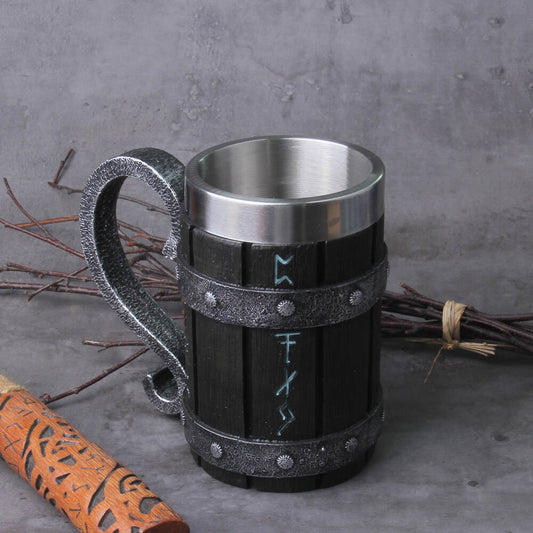 Viking Runes Beer Mug