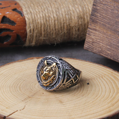 Viking Wolf Ring