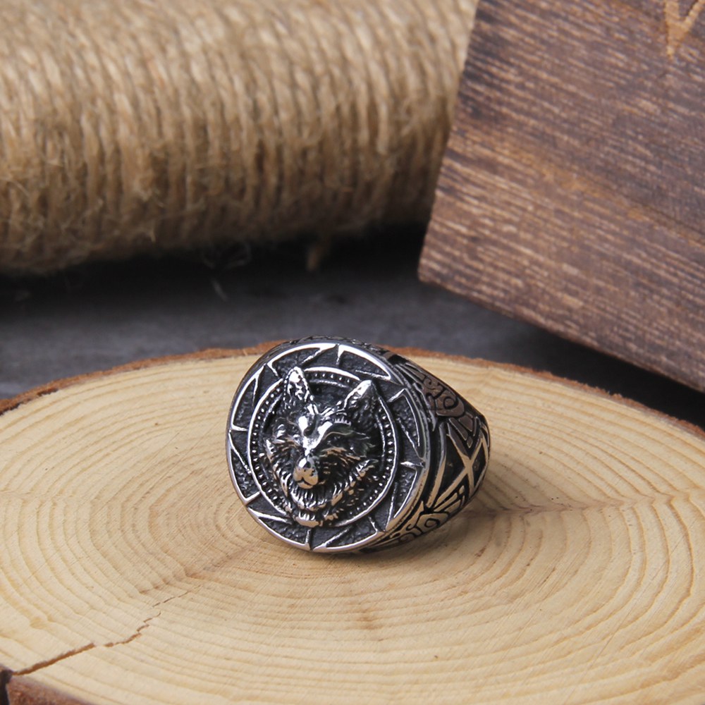 Viking Wolf Ring