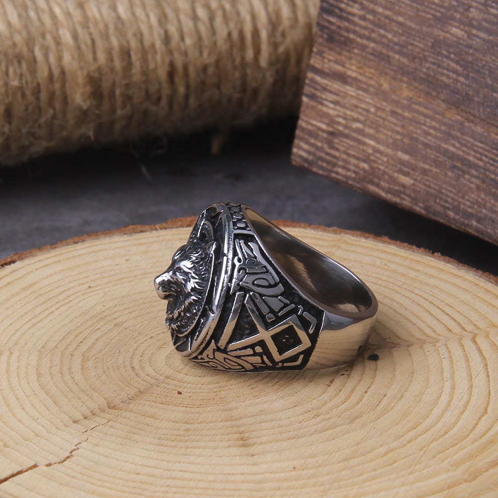 Viking Wolf Ring