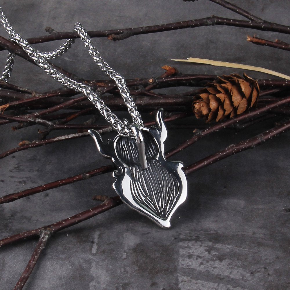 Warrior Helmet Necklace